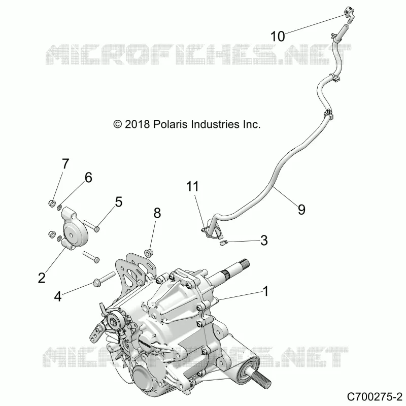 DRIVE TRAIN, MAIN GEARCASE MOUNTING