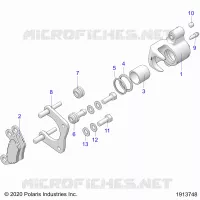 BRAKES, REAR CALIPER