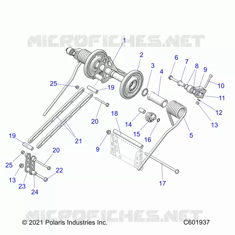 SUSPENSION, REAR TORQUE ARM