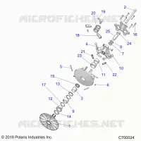 DRIVE TRAIN, PRIMARY CLUTCH
