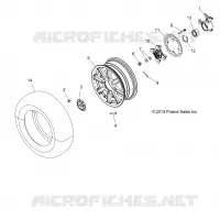 WHEELS, FRONT AND HUB
