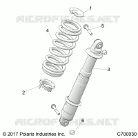 REAR SUSPENSION SHOCK MOUNTING