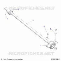 DRIVE TRAIN, REAR PROP SHAFT