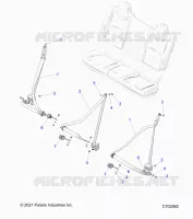 SEAT BELT MOUNTING, REAR