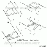 REAR SUSPENSION CONTROL ARMS