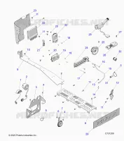 ELECTRICAL, WIRE HARNESS, COMPONENTS AND LICENSE PLATE