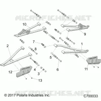 FRONT SUSPENSION CONTROL ARMS