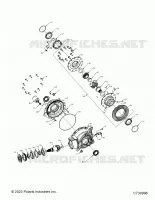 DRIVE TRAIN, REAR GEARCASE INTERNALS