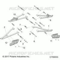 FRONT SUSPENSION CONTROL ARMS