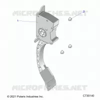 ENGINE, THROTTLE PEDAL