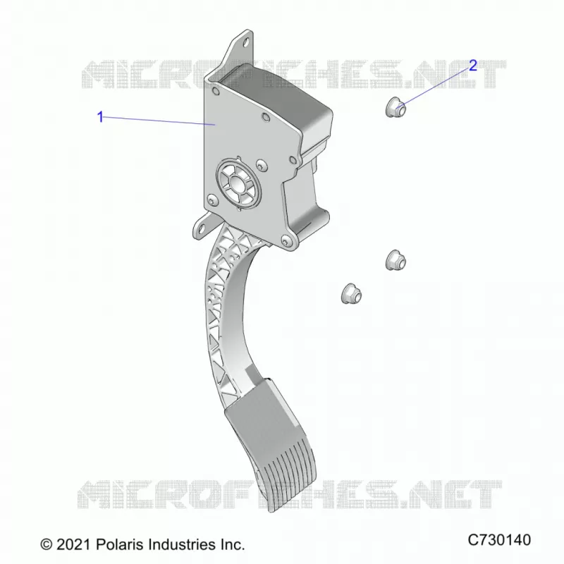 ENGINE, THROTTLE PEDAL