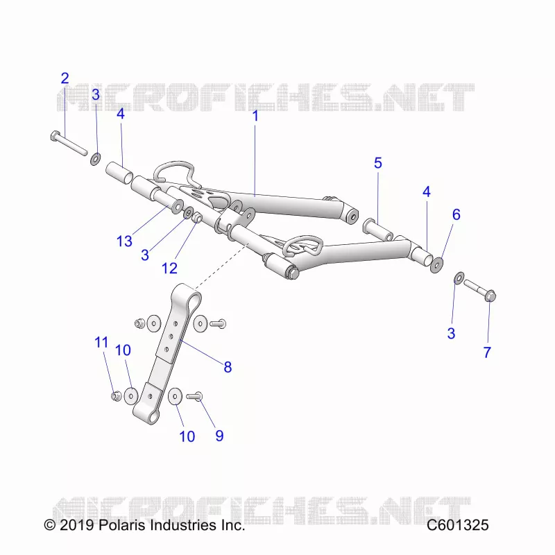 SUSPENSION, FRONT TORQUE ARM