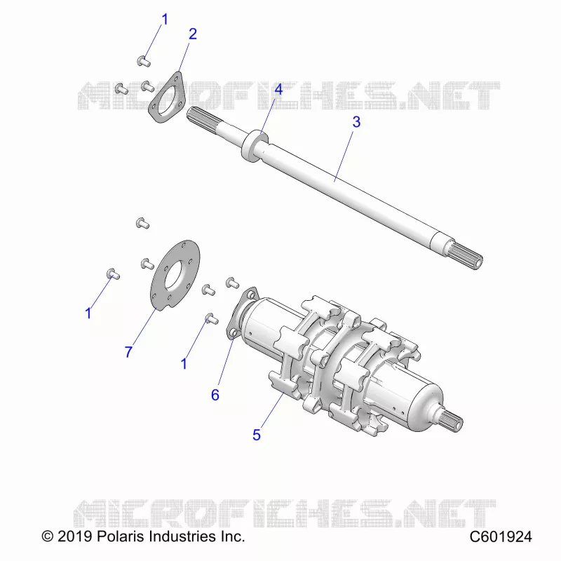 DRIVE TRAIN, JACKSHAFT AND DRIVE SHAFT