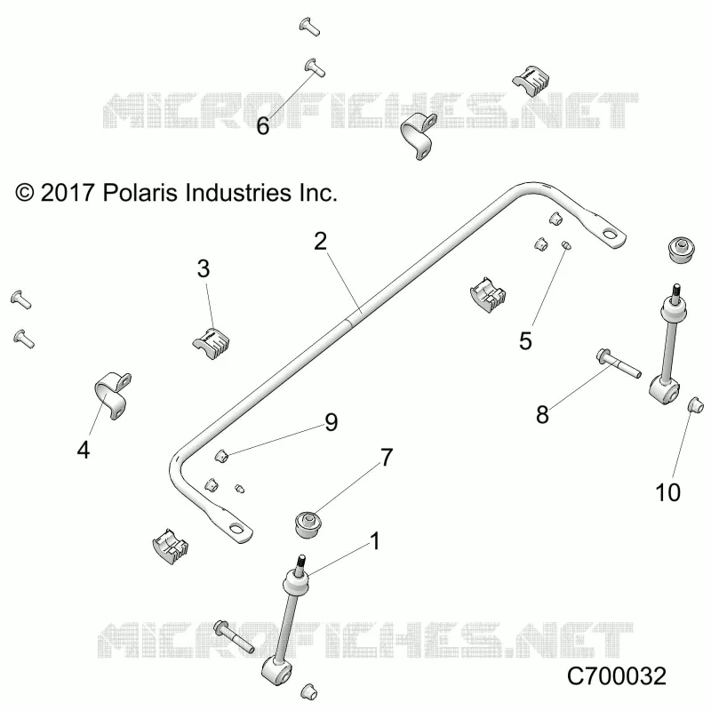 FRONT SUSPENSION STABILIZER BAR- R19RSU99AS/BS (C700032)