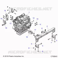 ENGINE, MOUNTING