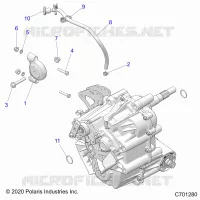 DRIVE TRAIN, MAIN GEARCASE MOUNTING