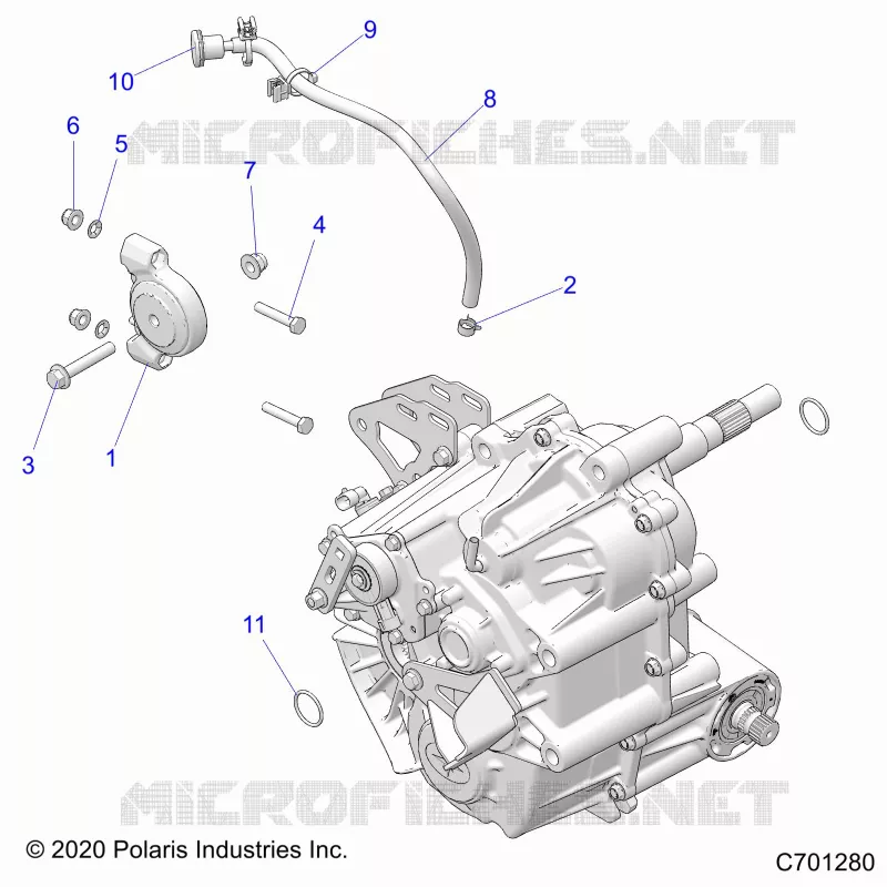 DRIVE TRAIN, MAIN GEARCASE MOUNTING