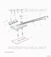 ENGINE, THROTTLE BODY AND VALVE COVER