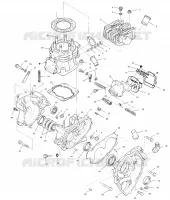 CRANKCASE AND CYLINDER