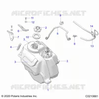 FUEL SYSTEM, FUEL TANK ASM.