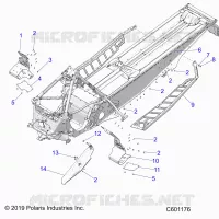 CHASSIS, CLUTCH GUARD, FOOTRESTS, AND RUNNINGBOARDS