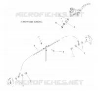 FRONT BRAKE BRAKE LINES