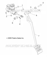 BRAKES, PEDAL AND MASTER CYLINDER MOUNTING