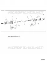 DRIVE TRAIN, REAR HALF SHAFT