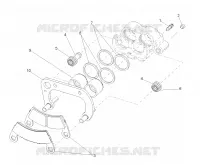REAR BRAKE CALIPER (BUILT 11/5/13 AND AFTER)