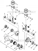 PISTON   CRANKSHAFT 440 XCR 0961660 (4932113211C012)