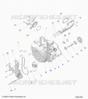 ENGINE, COOLING SYSTEM/WATER PUMP