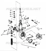 FRONT STRUT    SPORTSMAN 500 W969244 (4936093609B005)