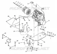 ENGINE MOUNTING CLASSIC / 0930864 AND CLASSIC TOURING / 0930865 (4922952295031A)