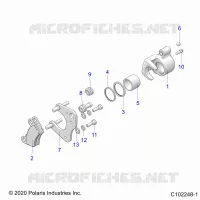 FRONT BRAKE CALIPER
