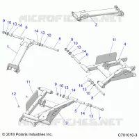 REAR SUSPENSION CONTROL ARMS -Z21ASA87B2 (C701010-3)