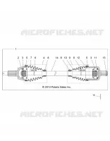 DRIVE TRAIN, FRONT DRIVE SHAFT