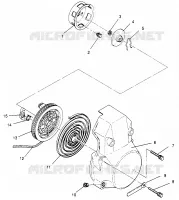 RECOIL STARTER 440 XCR SP 0961760 (4931583158D001)