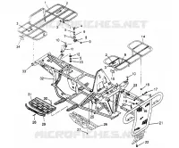 BUMPER / RACKS MOUNTING  2X4 400L W957540 (4930093009A007)