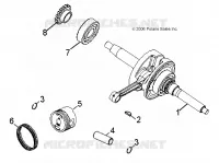 ENGINE, CRANKSHAFT AND PISTON