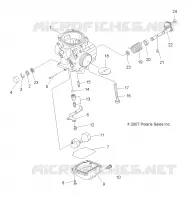 ENGINE, CARBURETOR, LOWER