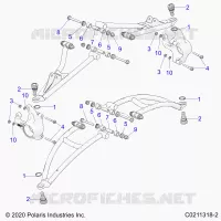 FRONT SUSPENSION A-ARM MOUNTING
