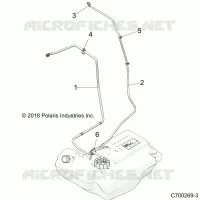 FUEL SYSTEM, LINES, STD.