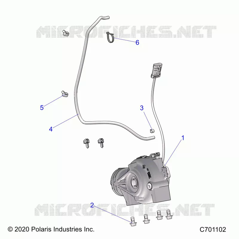 DRIVE TRAIN, FRONT GEARCASE MOUNTING