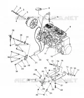 ENGINE MOUNTING XLT/0930767,XLT SP/0930667    XLT SKS/0930567 (4923012301028A)
