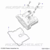 ENGINE, VALVE COVER