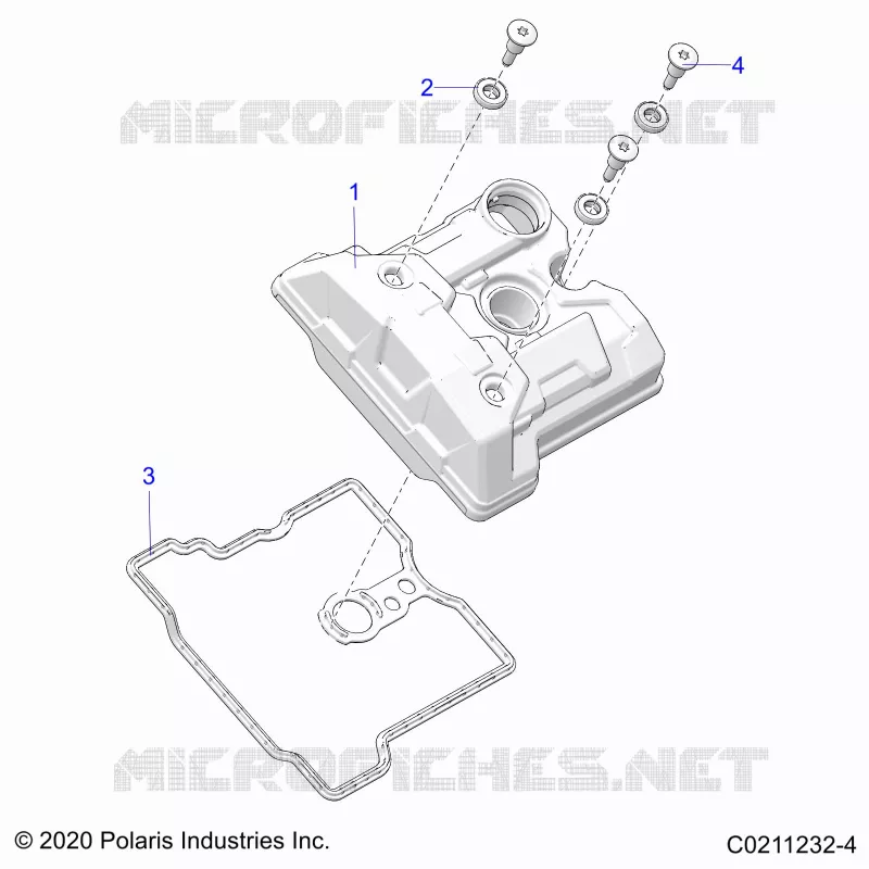 ENGINE, VALVE COVER