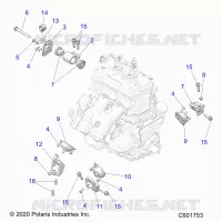 ENGINE, MOUNTING & LONG BLOCK