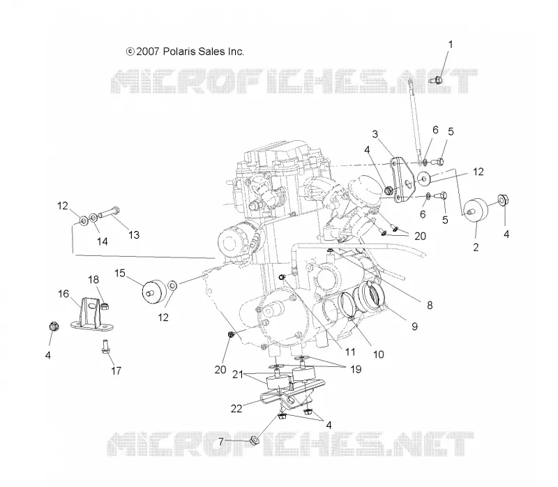 ENGINE, MOUNTING
