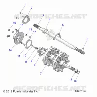 DRIVE TRAIN, JACKSHAFT AND DRIVE SHAFT