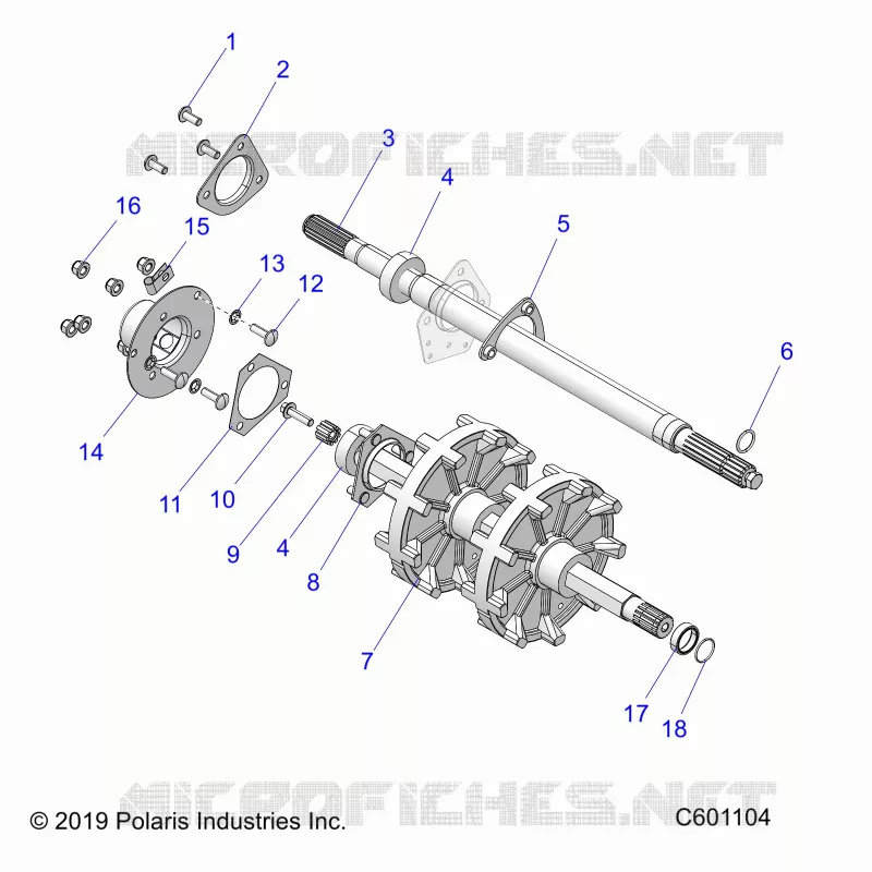DRIVE TRAIN, JACKSHAFT AND DRIVE SHAFT